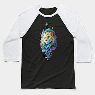 lion art Baseball T-Shirt